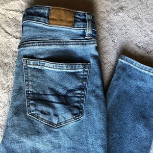 American eagle stretch mom jeans X-long